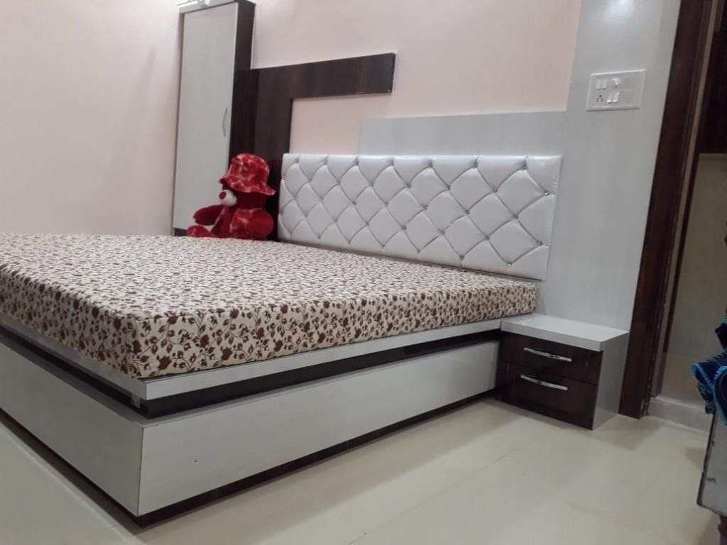 Diamond Tufted Master Bed